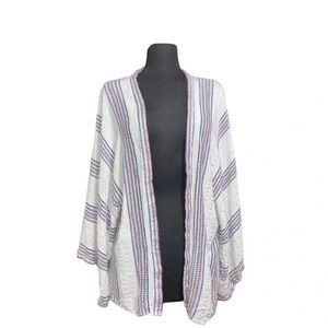 Sim & Sam  Bohemian Open Front Kimono Cardigan L/ XL